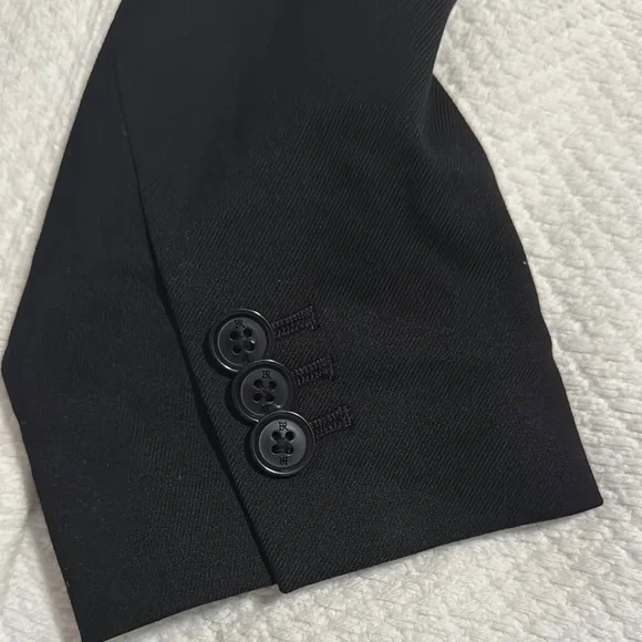 Banana Republic- CLASSIC SUIT BLAZER/Wms size: 4/ Black/ Semi-fitted/ NEW w/ tag - Picture 5 of 15